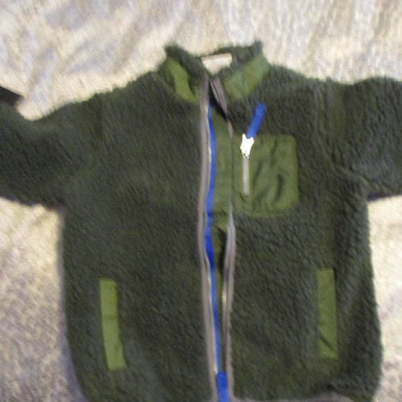 new without tags hanna andersson kids fleece zip jacket/sweatshirt sz 100 - Picture 1 of 4